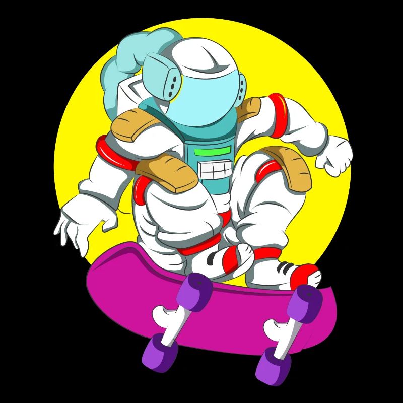 Astronaute de patinage