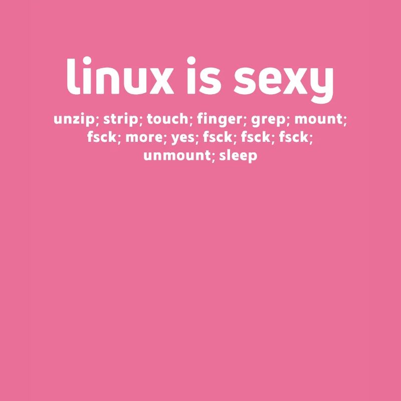 Linux Funny Commands Fsck Unmount Linux-Benutzer