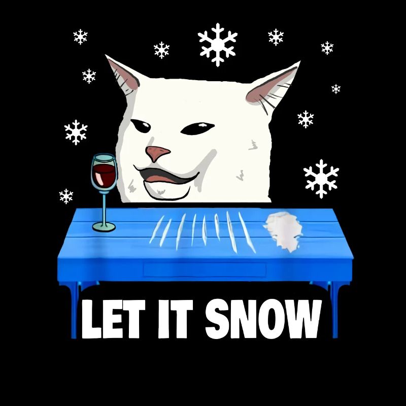 Let it snow Cat Ugly Christmas Sweater