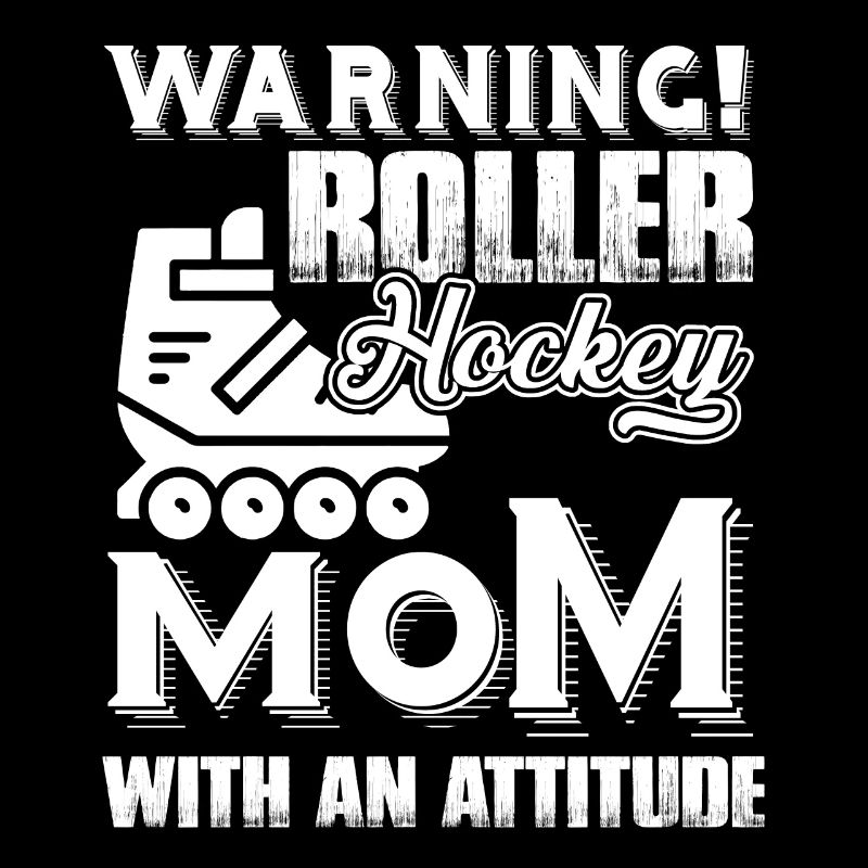 Roller Hockey Mom Mit Haltung