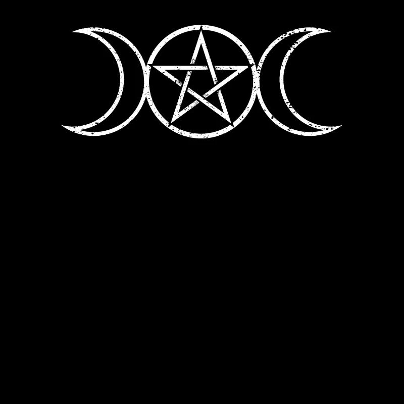 Triple lune triple déesse sorcellerie sorcière wiccan