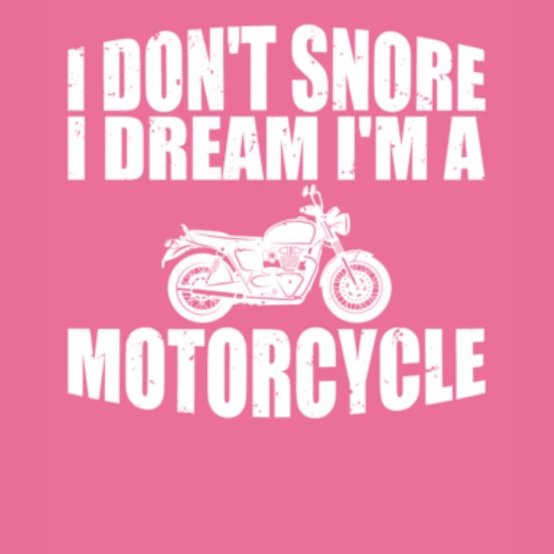 Ich schnarche nicht, ich träume, ich bin ein Motorrad