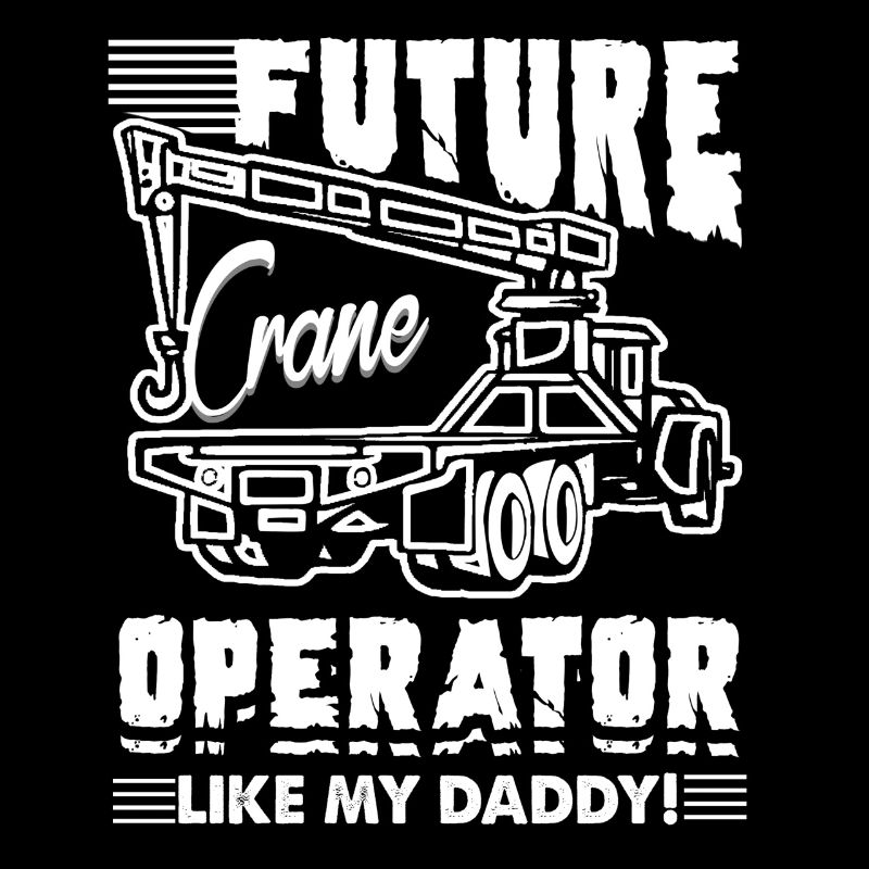 Futur opérateur de grue comme mon papa