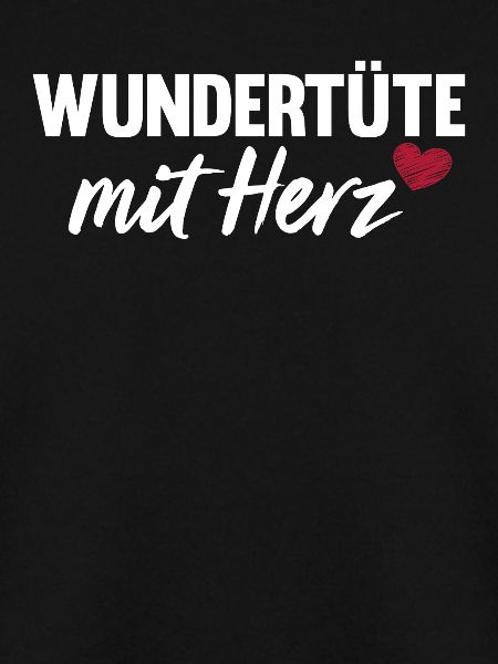 Wundertüte mit Herz Spruch