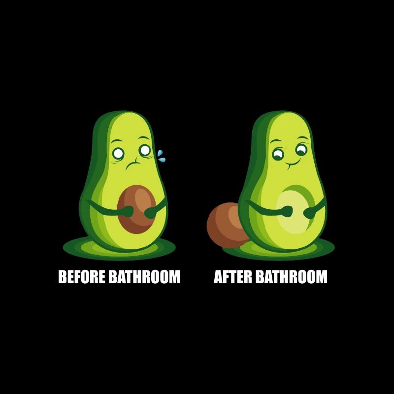 Before Bathroom - After Bathroom Vegetarian Gift