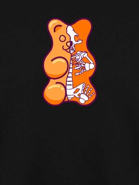 Orange Gummibärchen Anatomie