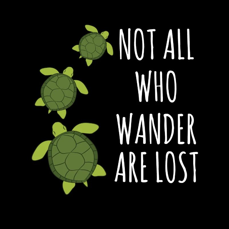 Turtle-Not All Who Wander Are Lost