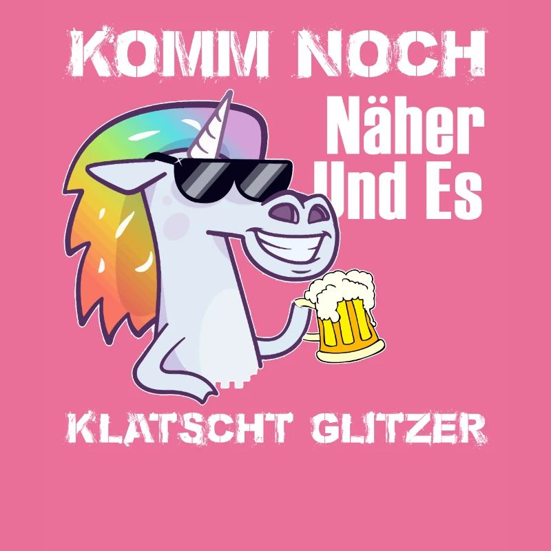 Einhorn Glitzer Klatscht Mädchen Geschenk