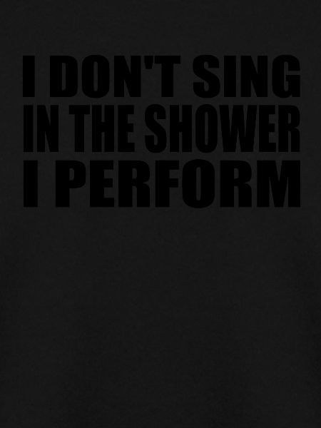 Singen unter der Dusche