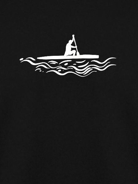 Kanadier Kanu Tshirt Wellen