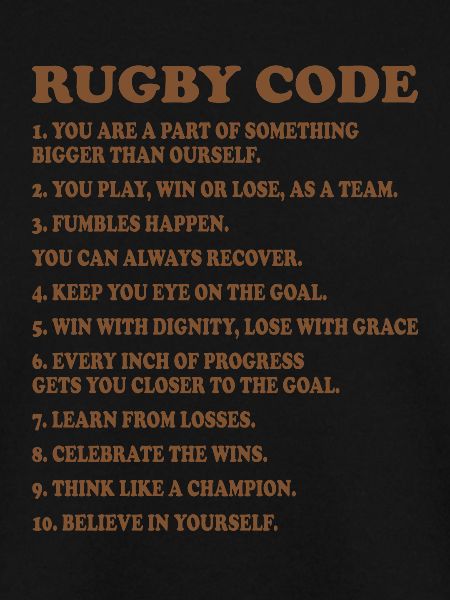 RUGBY CODE TEAM COACH