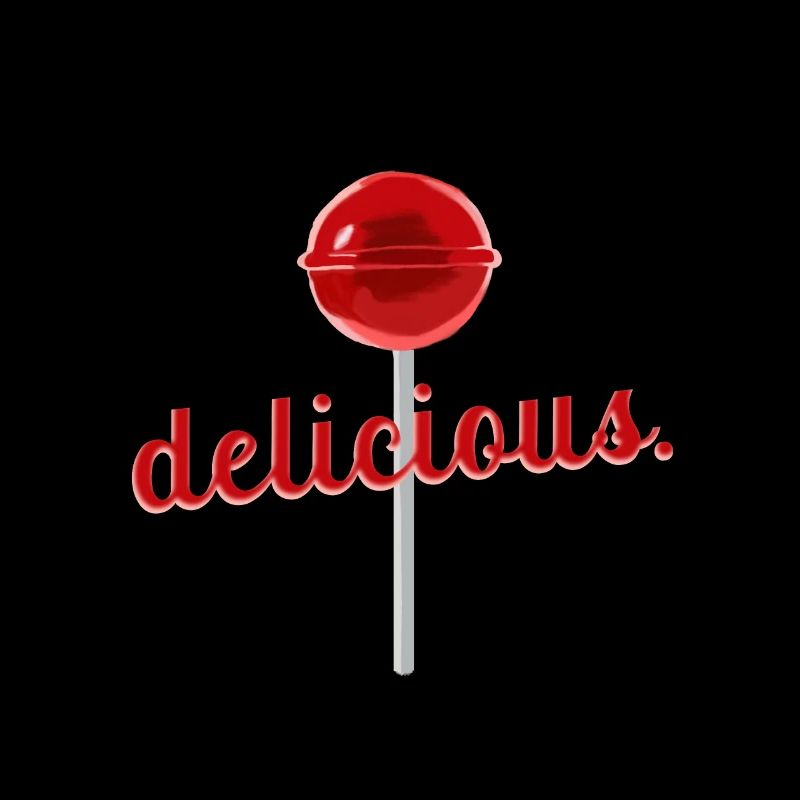 leckeren roter Lutscher Lolli