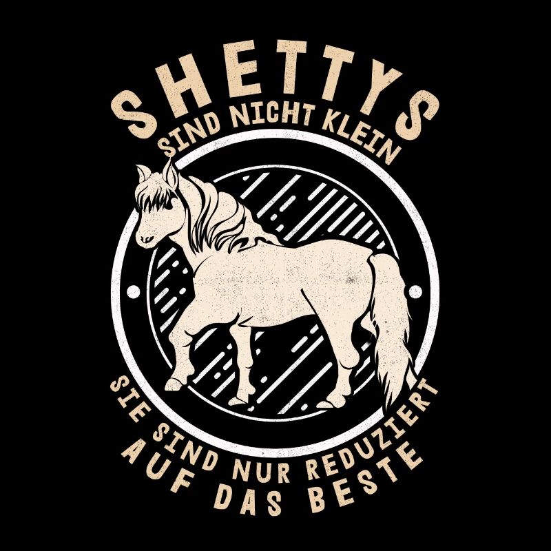 Shetty Klein Shetlandpony Pferdebesitzer Pferd