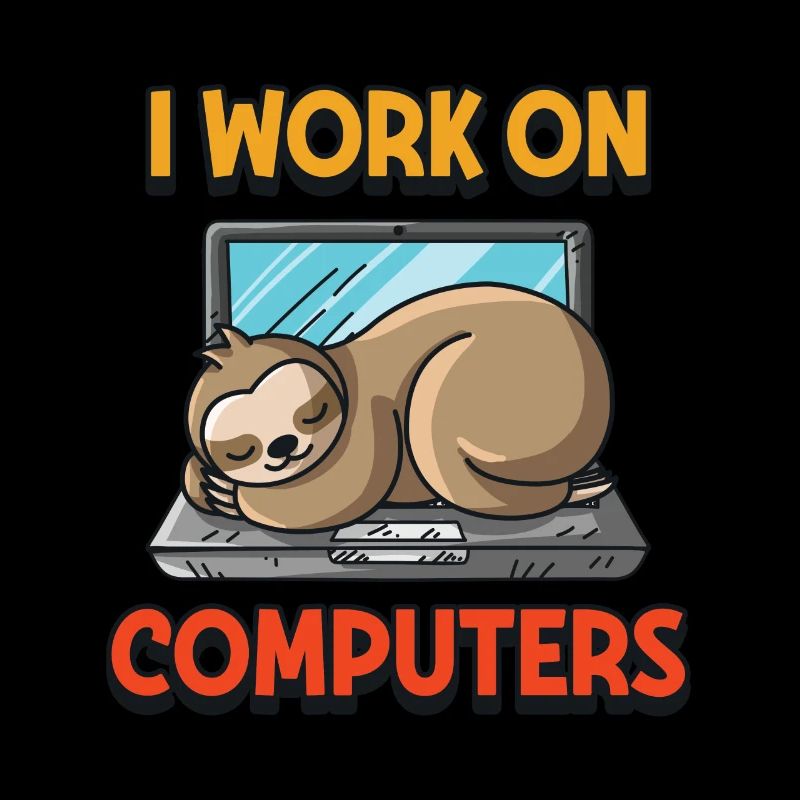 Computer Nerd Geek Programmierer nerd Herren