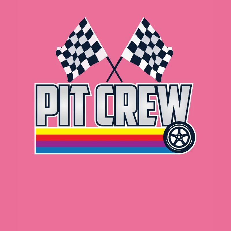 Pit Équipage Racing Car Driver Idea Pit Crew