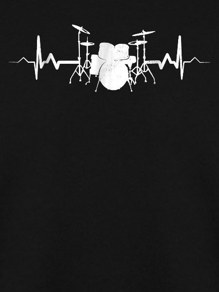 Drummer Drumming Heartbeat Drums