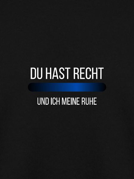 du hast recht
