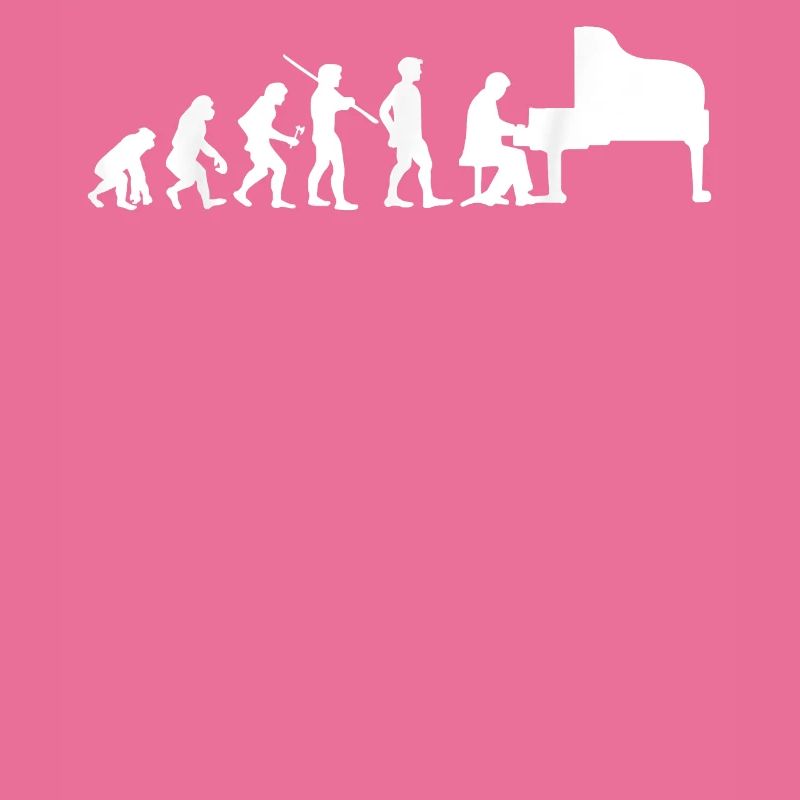 Evolution Piano Player Pianist Funny Orchestra