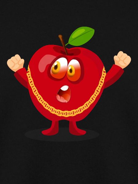 Lustiger Apple-Charakter