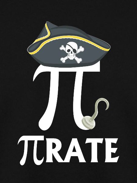Lustige Pi Day Pirate