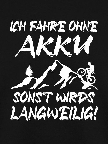 Fahrrad ohne Akku