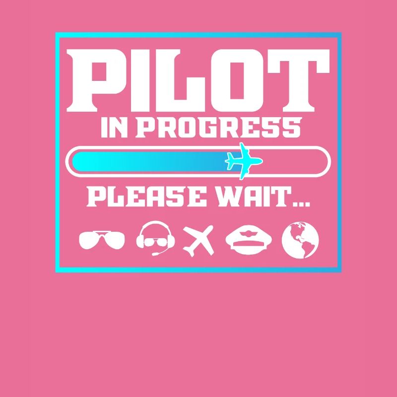 Pilot In Progress Funny Flight School Student