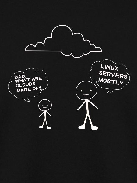Vater und Sohn Linux