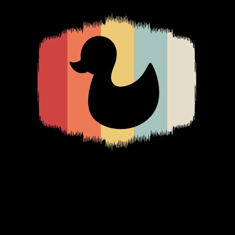 Ente Enten Tier Retro