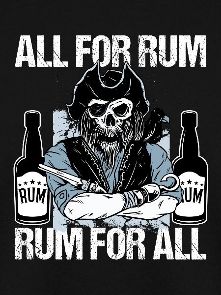 Rum pirate flag