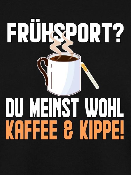 Kaffe und Kippe