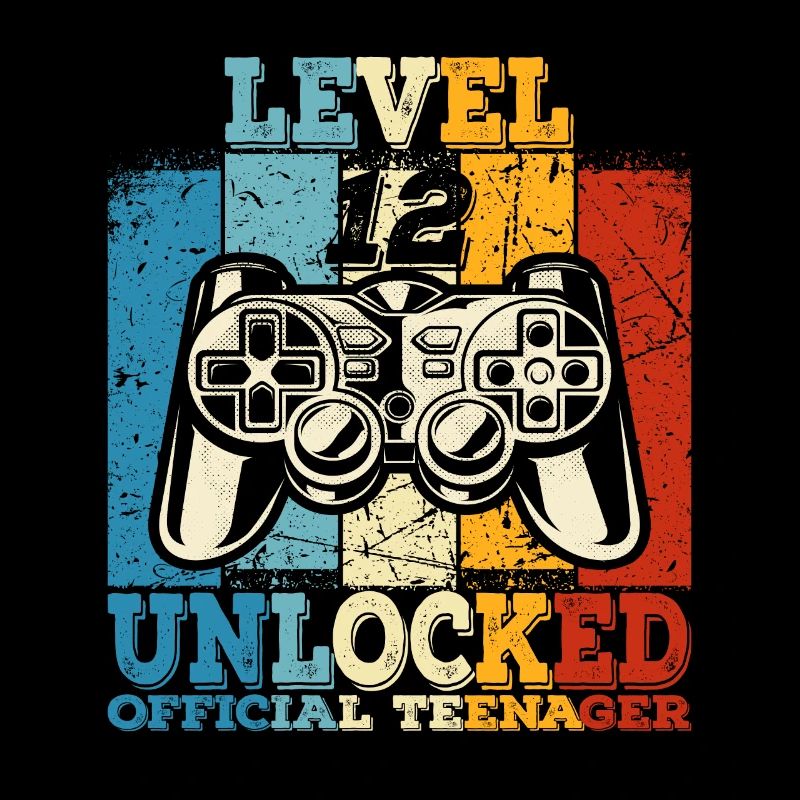 Birthday 12 Official Teens Young Level 12