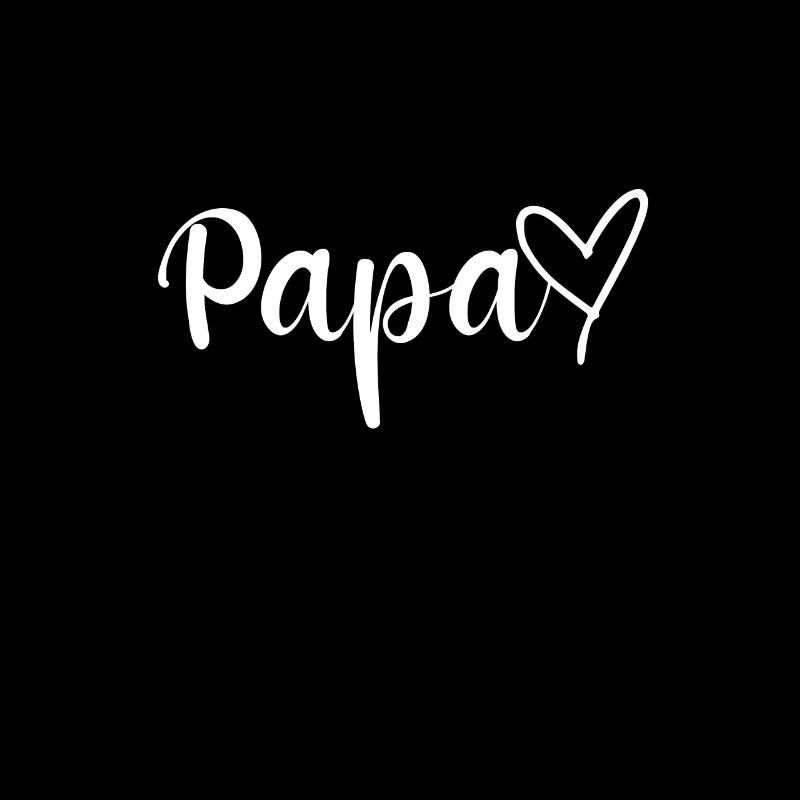 Papa Herz Liebe Vatertag