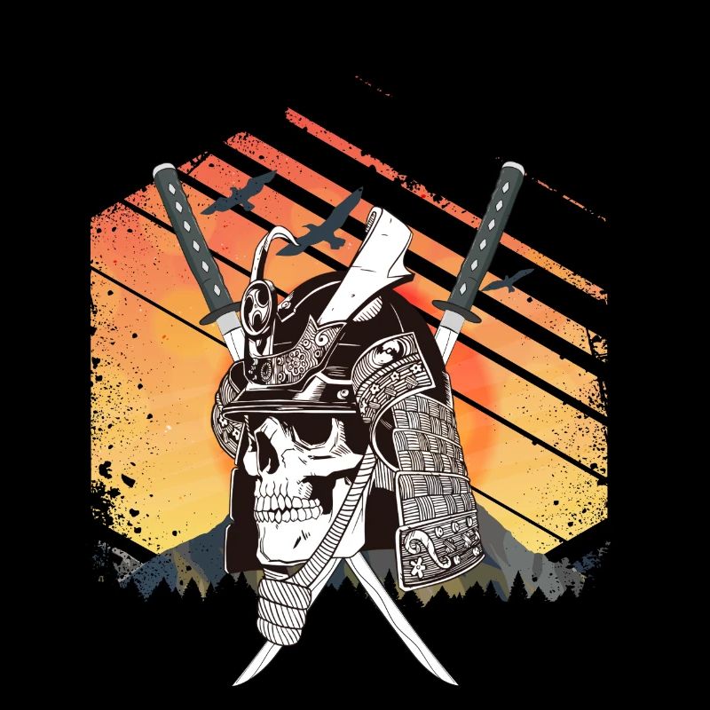 Samurai Skull