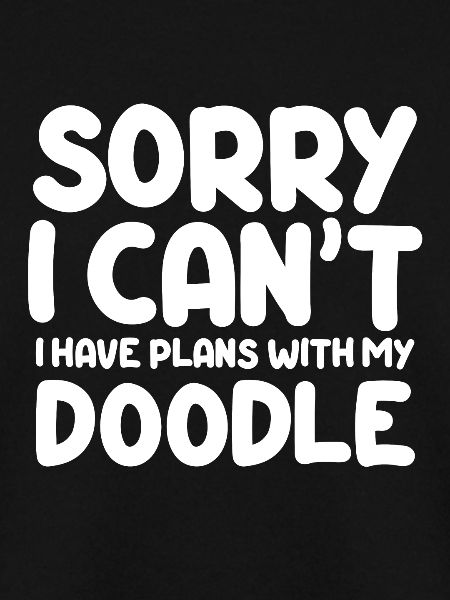 Lustiger Doodle Liebesspruch Labradoodle