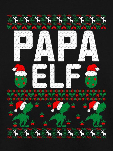 Papa Elf hässlicher Weihnachtspullover