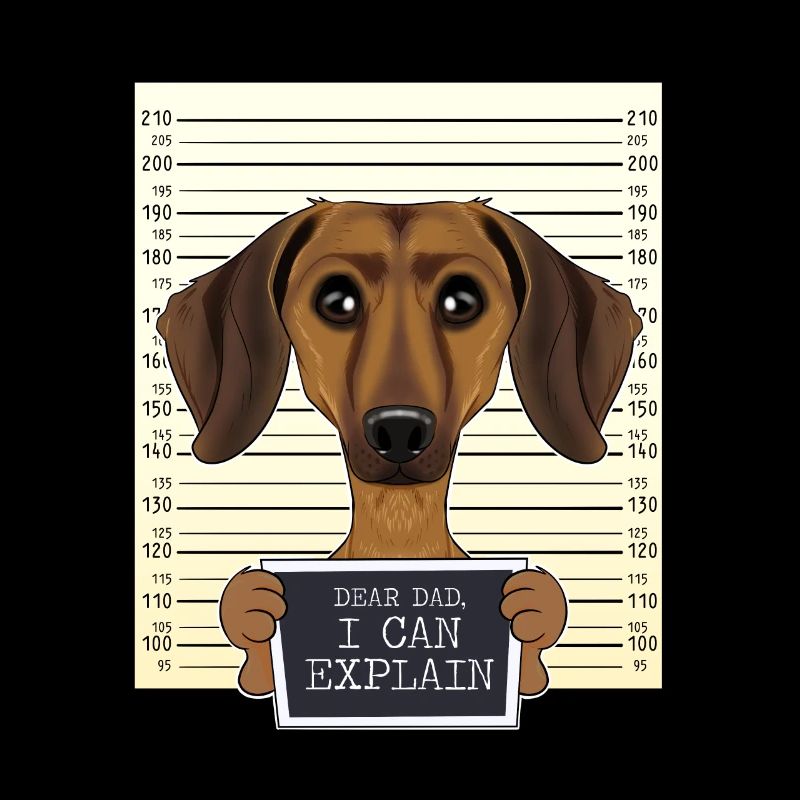 Dear Dad I Can Explain I Dachshund Dad