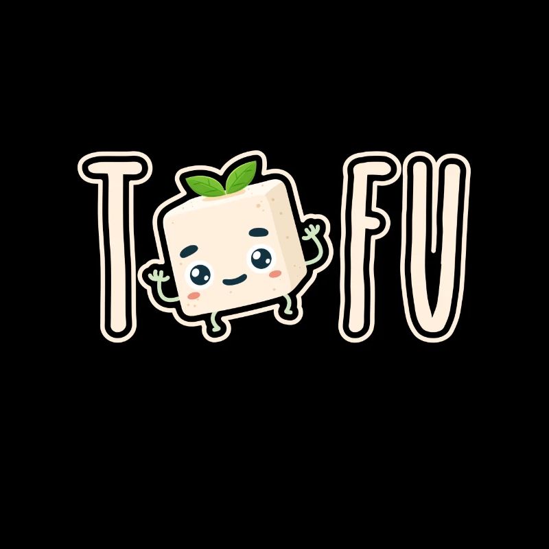 Tofu Drôle De Soja Durable Végétarien Végétalien