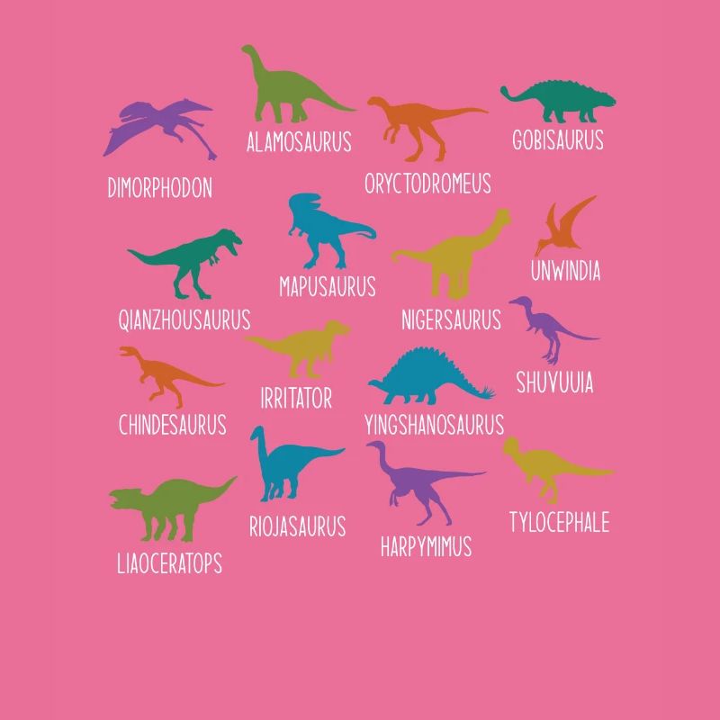 Dinosaurier bunt