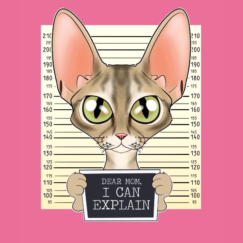 Devon Rex Cat Mom - Dear Mom I Can Explain