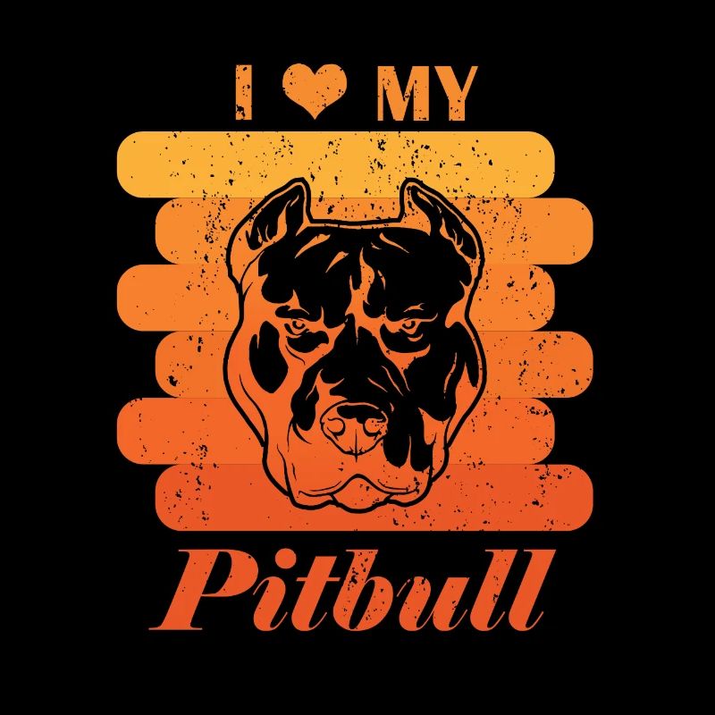 j’adore mon pitbull