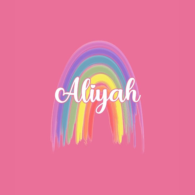 ALIYAH Rainbow Cursive