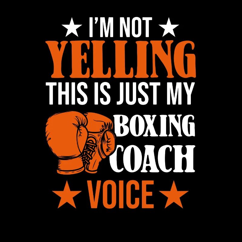 Je ne crie pas c’est juste ma voix d’entraîneur de boxe