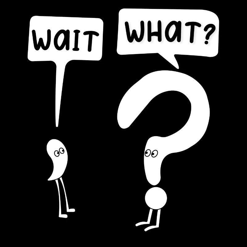 Wait what? Humor punctuation marks are funny