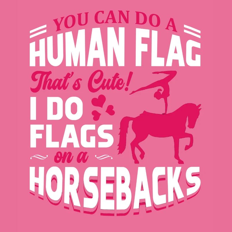 Voûter je fais des drapeaux à cheval