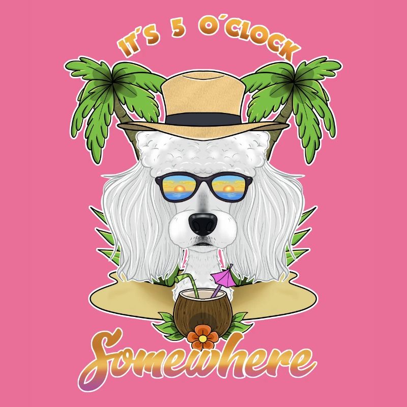 It Is 5 OClock Somewhere Drinking Poodle