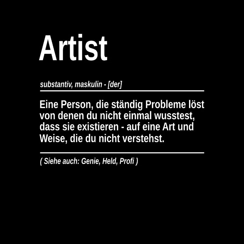 Artist Genie, Held, Profi Bedeutung