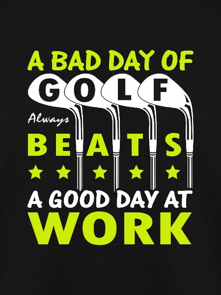 golf beats work