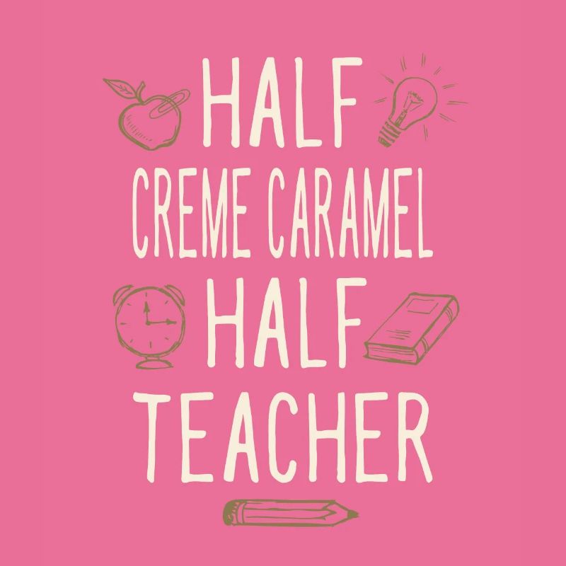 Moitié Crème Caramel Moitié Professeur Drôle Professeur