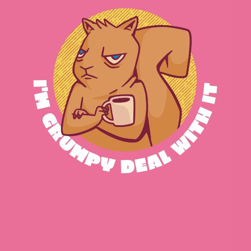 Ich Bin Zerknittert Damit Verärgertes Eichhörnchen