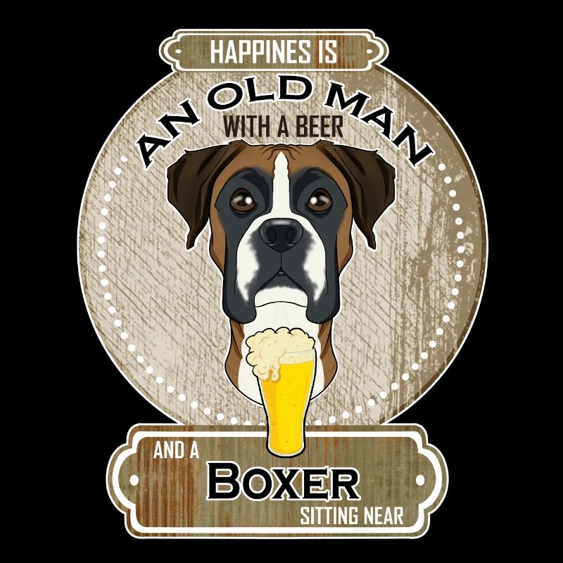 Boxer Dad Beer Lover